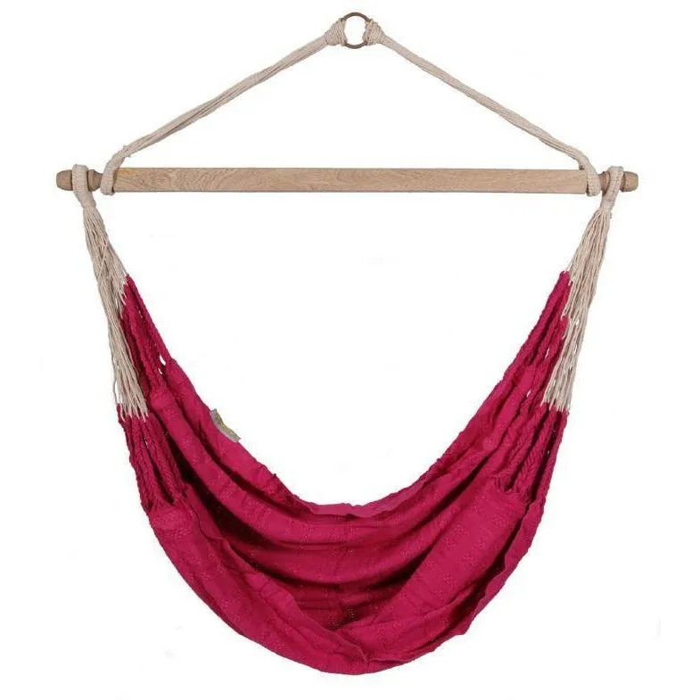 Knit Hanging Chair - Fuschia